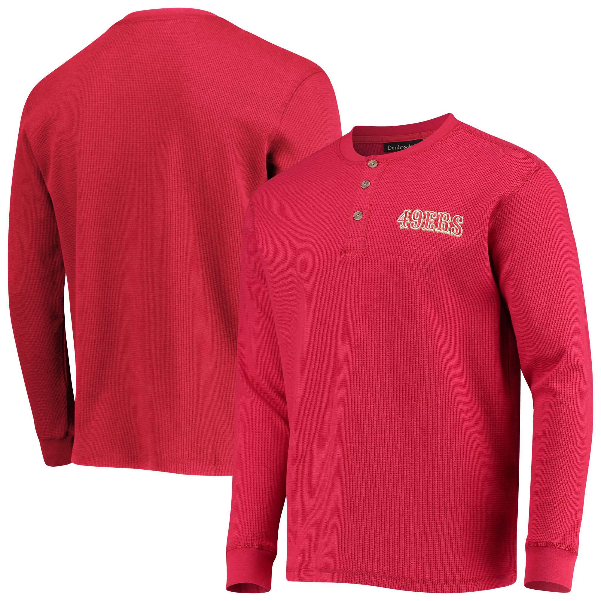 Men's Dunbrooke Black San Francisco 49ers Logo Maverick Thermal