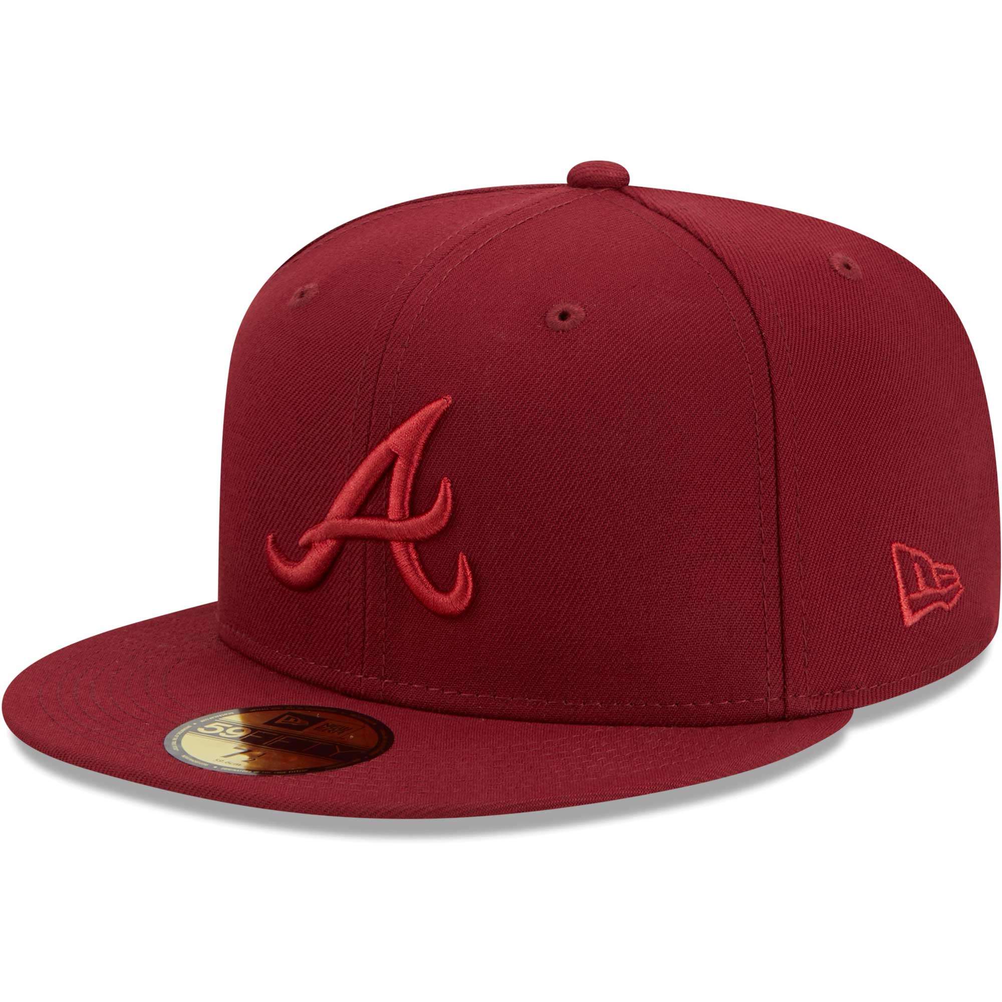 Men's New Era Gold Atlanta Braves Tonal 59FIFTY Fitted Hat