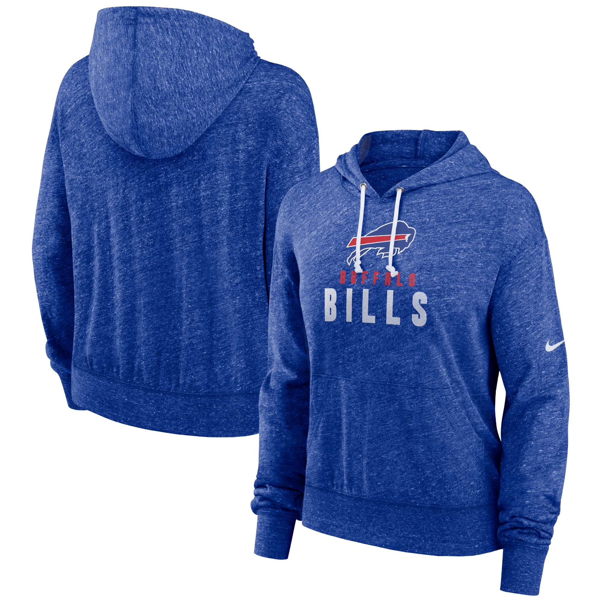 Buffalo Bills Girls Toddler Heart To Heart Pullover Hoodie