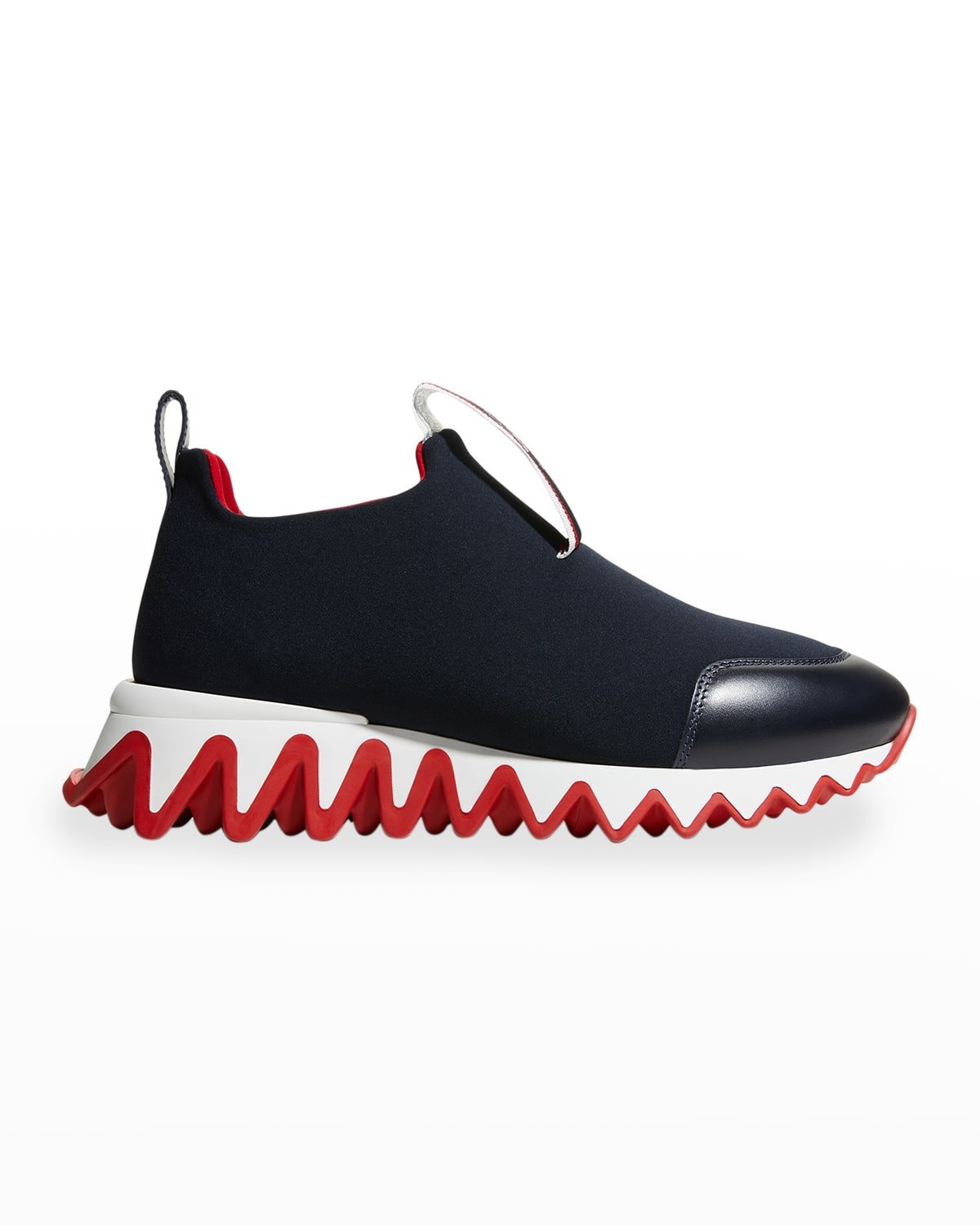 Christian Louboutin Fun Vieira Script Red Sole Sneakers