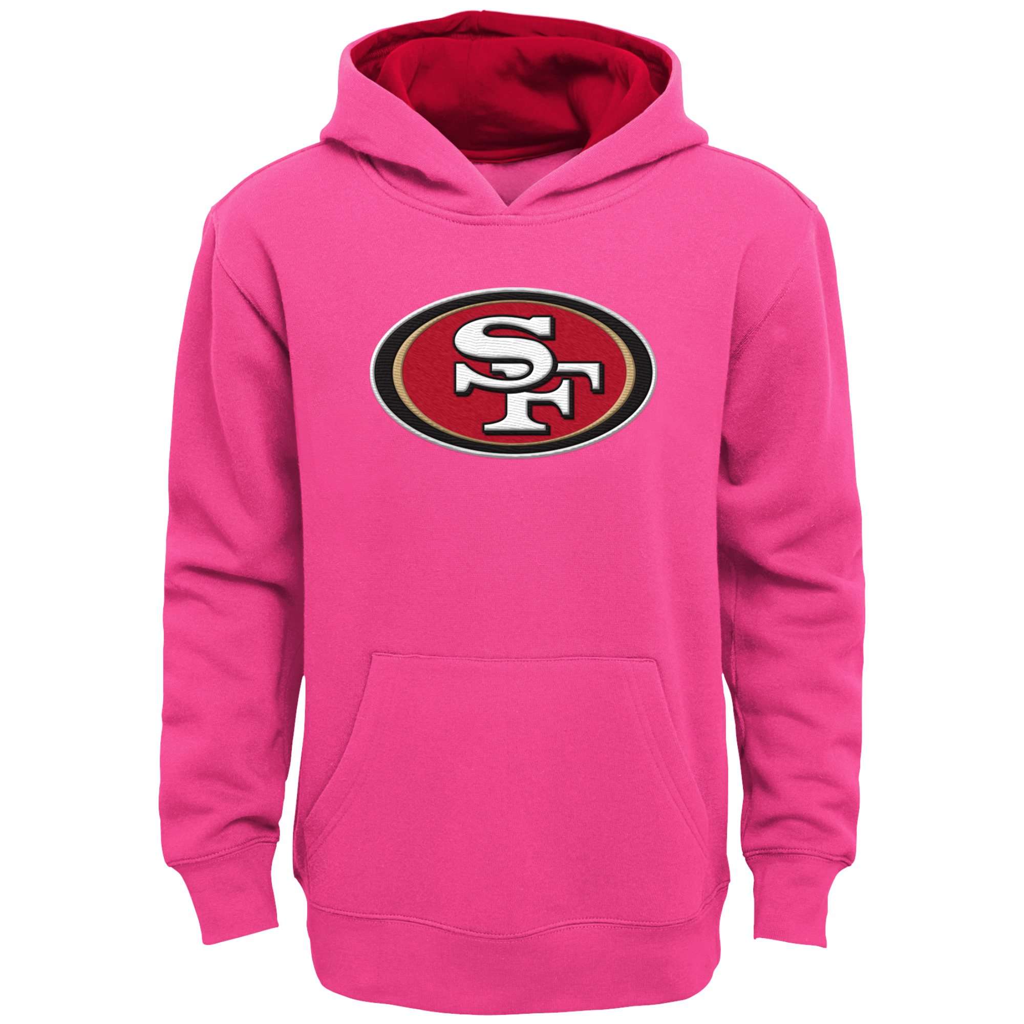 Youth San Francisco 49ers Scarlet Fan Gear Prime Pullover Hoodie