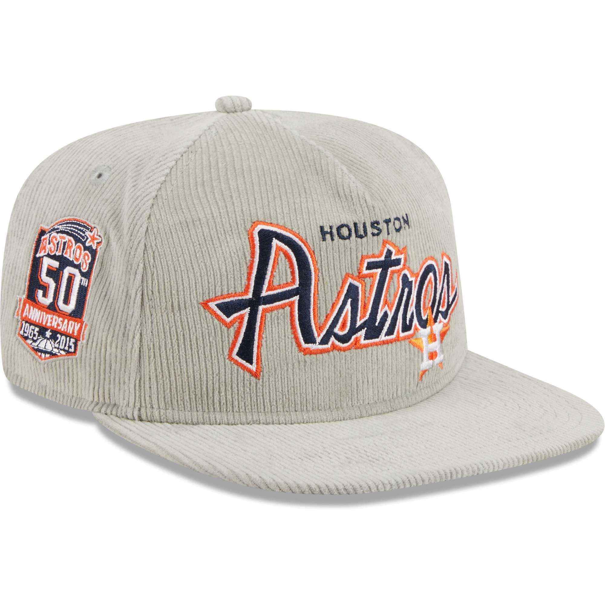 Men's Mitchell & Ness Navy/Orange Houston Astros Bases Loaded Fitted Hat