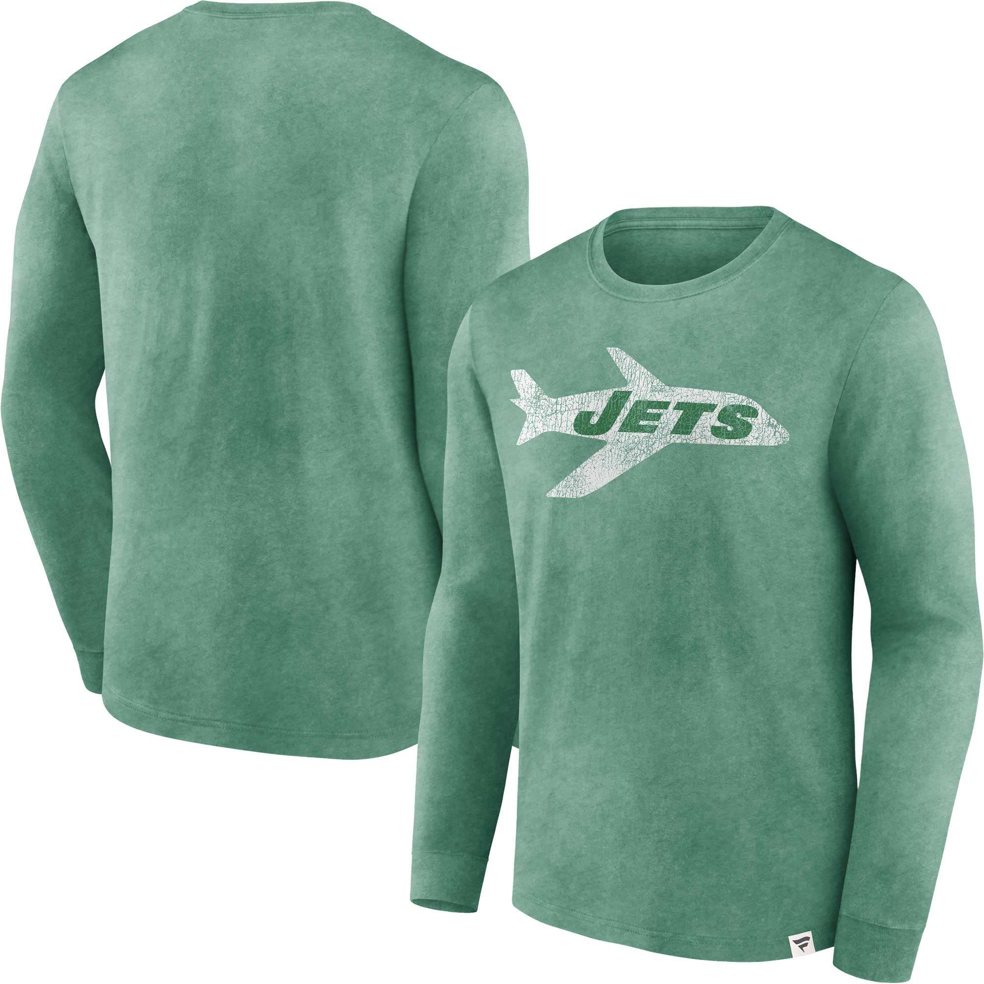 Men's NFL x Darius Rucker Collection by Fanatics Cream New York Jets  Colorblocked T-Shirt