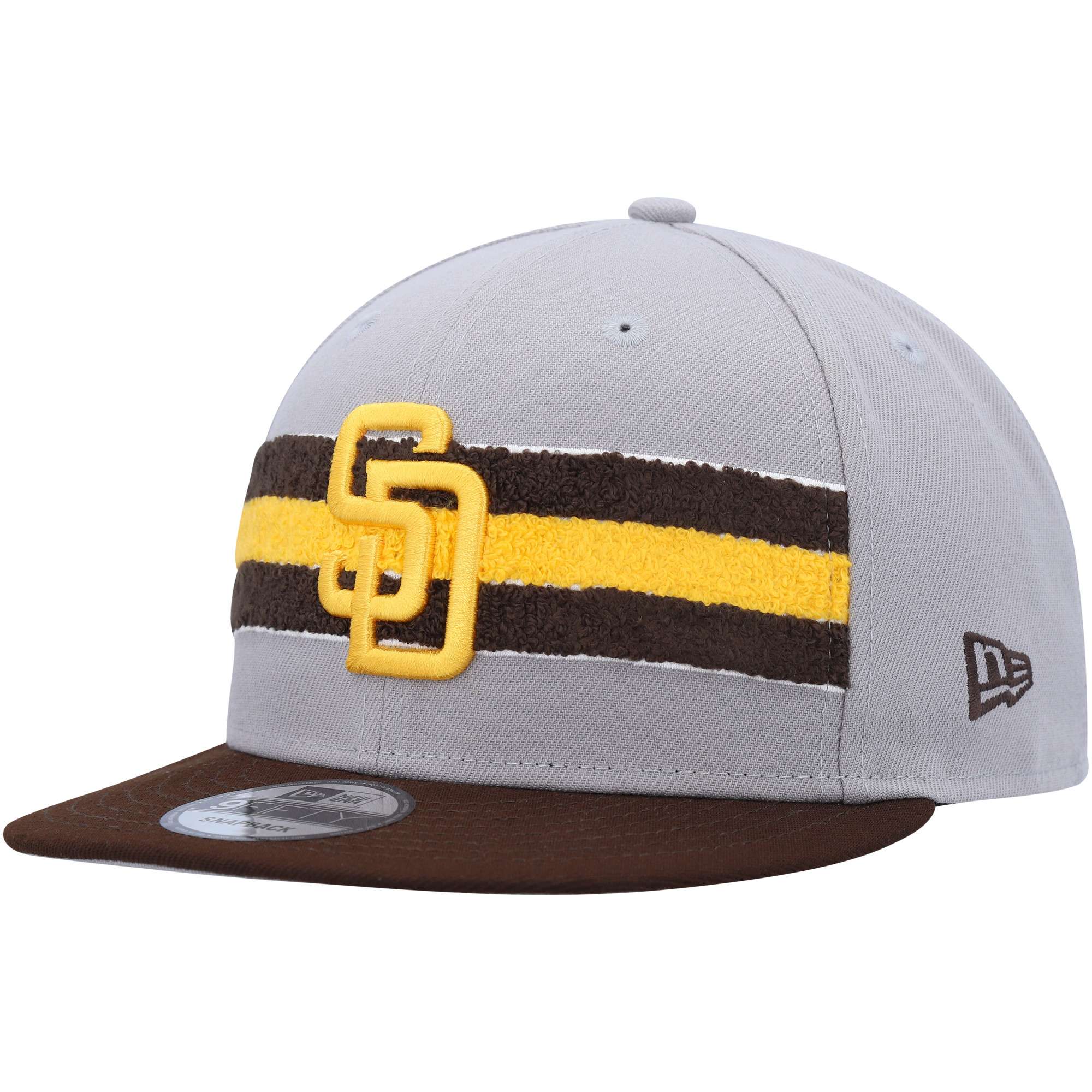 San Diego Padres New Era Chrome Camel Rust Undervisor 59FIFTY