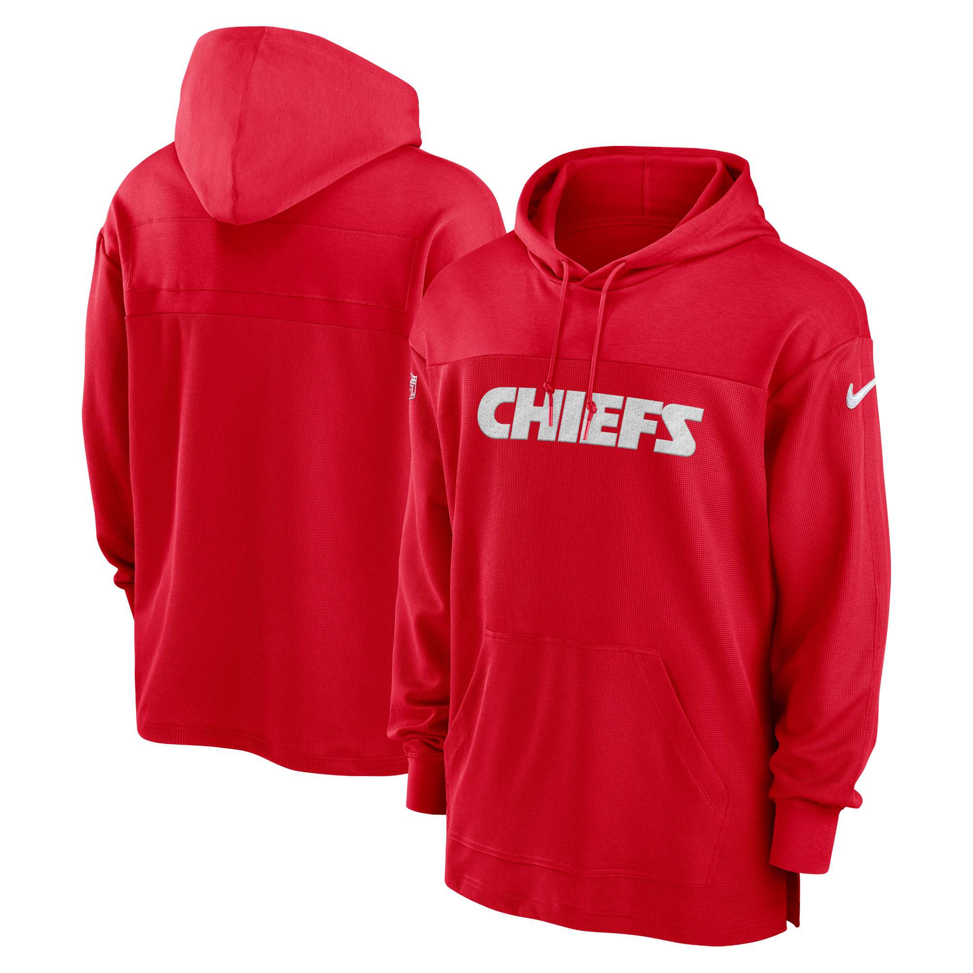 Nike Athletic (NFL Kansas City Chiefs) Men's Sleeveless Pullover Hoodie.