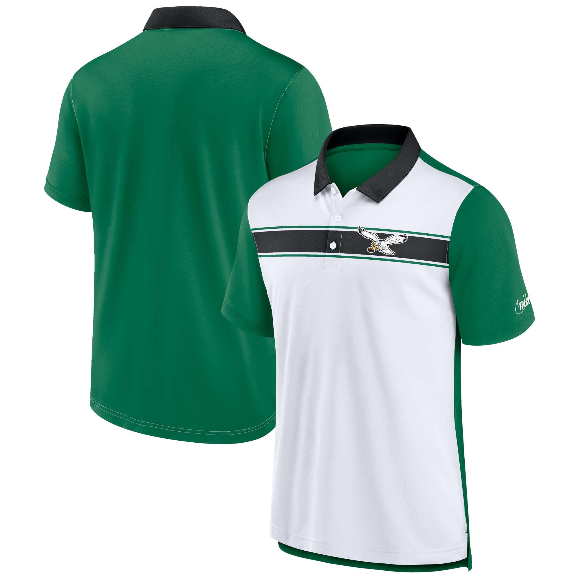 Reyn Spooner Philadelphia Eagles Green Pua Performance Polo