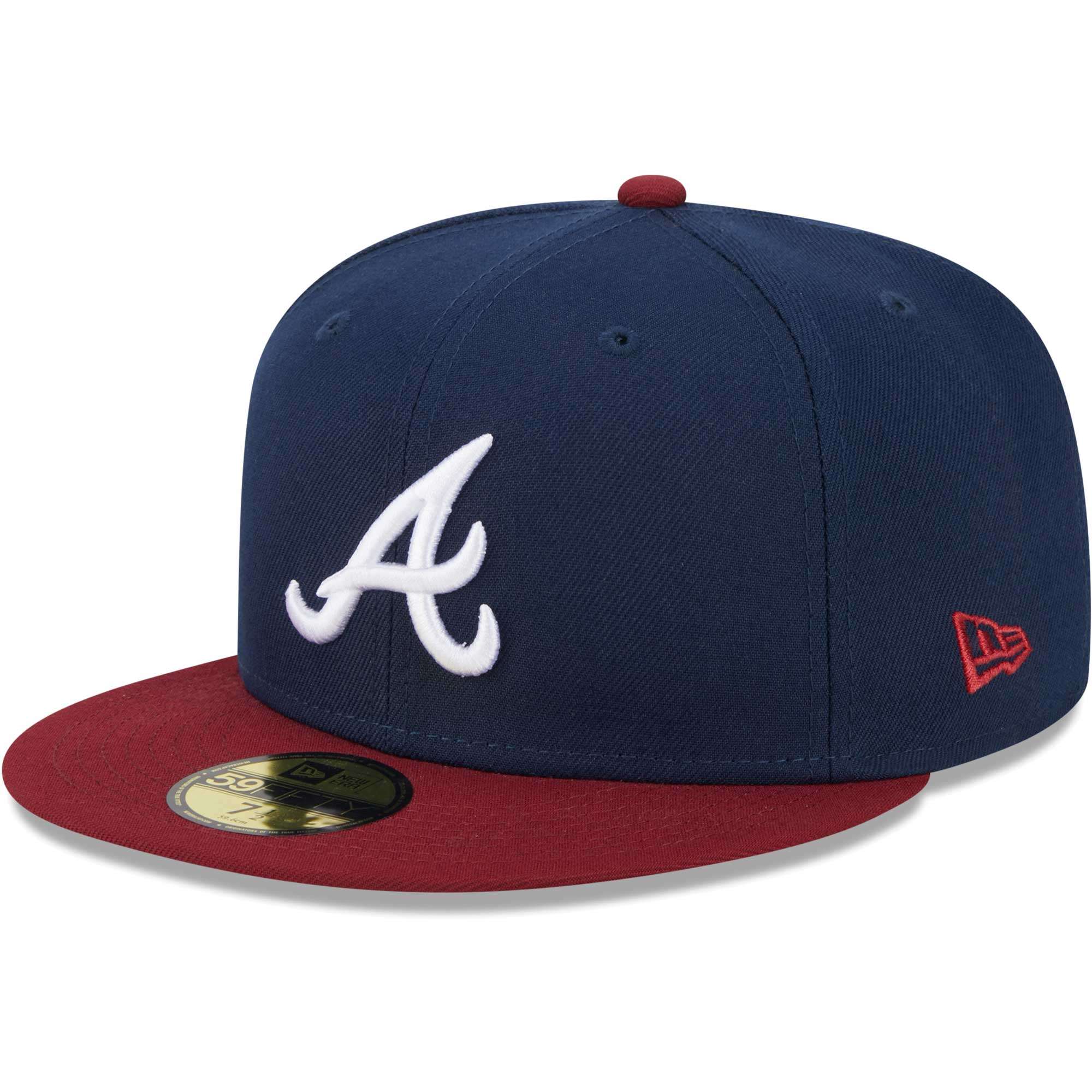 Men's New Era Gold Atlanta Braves Color Pack 59FIFTY Fitted Hat