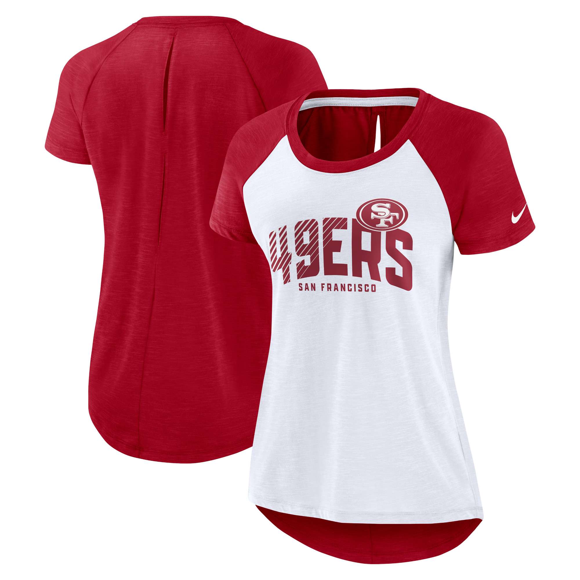 Christian McCaffrey San Francisco 49ers Majestic Threads Women's Name &  Number T-Shirt - Pink